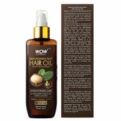 1 - WOW Skin Science Macadamia Nut Hair Oil,  150 ml  for Dehydrated Scalp & Dry Coarse Hair 