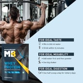 5 - MuscleBlaze Whey Protein,  2.2 lb  Rich Milk Chocolate 