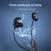 9 - Noise Tune Active Pro Wireless Neckband,  Jet Black 