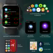 7 - beatXP Marv Neo Smartwatch,  Black 