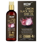1 - WOW Skin Science Onion Black Seed Hair Oil, 100 ml with Comb Applicator
