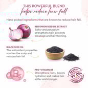 6 - WOW Skin Science Red Onion Black Seed Oil Shampoo,  1 L  for All Hair Types 