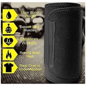 4 - Love4ride Sweat Belt for Men and Women, Black Free Size