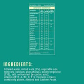 2 - Bagrrys Plant Based Oat and Nut Drink, Natural 1 L