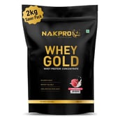Nakpro Whey Gold Whey Protein Concentrate, 2.2 lb Lychee Pack of 2