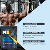 2 - MuscleBlaze Whey Protein,  2.2 lb  Cookies and Cream 
