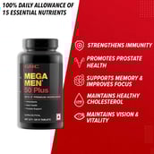 3 - GNC Triple Strength Fish Oil & Mega Men 50 Plus Combo,  2 Piece(s)/Pack 