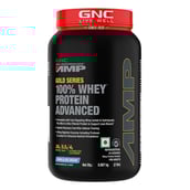 7 - GNC Amp Gold Series 100% Whey Protein Advanced 2lb & Creatine Monohydrate 0.22lb Combo,  2 Piece(s)/Pack  Vanila Ice Cream & Unflavoured 