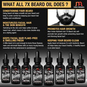 4 - Man Arden 7X Beard Oil, 30 ml Spearmint
