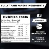 2 - Muscle Asylum Ultimate Creatine, Unflavoured 0.55 lb