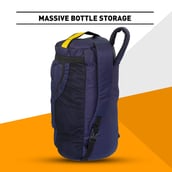 1 - MuscleBlaze Hybrid Gym Bag (UNLEASH THE ZIDD),  Blue