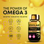 1 - Zeelab Omega 3 Fish Oil,  60 softgels 