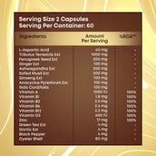 5 - Zeelab Test Xtreme Testosterone Booster,  60 capsules  Unflavoured 