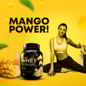 4 - Zeelab Athlete 100% Whey Protein,  4.4 lb  Mango Lassi 