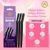 3 - Mom & World ShaveRush Women Precision Face Razors,  3 Piece(s)/Pack  5 IN 1 
