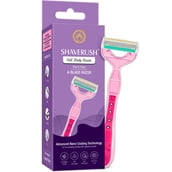 1 - Mom & World ShaveRush 4 Blade Full Body Razor, 1 Piece(s)/Pack Advance Nano Coating