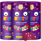 1 - Mom & World Kidsy Multivitamin,  30 gummies  Strawberry (Pack of 3) 