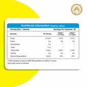 7 - Mom & World Kidsy Vitamin D, 30 gummies Lemon (Pack of 2)