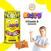 3 - Mom & World Kidsy Vitamin D, 30 gummies Lemon (Pack of 3)
