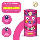 4 - Mom & World Kidsy Sharp Eye - Strawberry,  30 gummies 