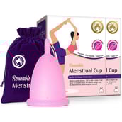 1 - Mom & World Reusable Menstrual Cup,  2 Piece(s)/Pack  Large 