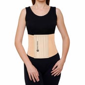 8 - Mom & World Tummy Trimmer 8 Inches Abdominal Belt,  Beige  Extra Large 