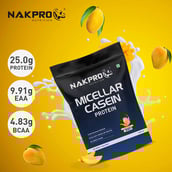 4 - Nakpro Micellar Casein Protein, 2.2 lb Mango