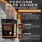5 - Nakpro Perform Mass Gainer, 2.2 lb Chocolate Cream (Pack of 2)