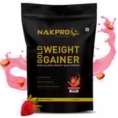 1 - Nakpro Gold Weight Gainer,  2.2 lb  Strawberry 