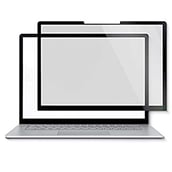 3 - StillerSafe Anti Glare Privacy Screen for 15.6 inch Laptop,  Light Grey 