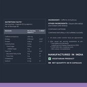 4 - Nutrabay Pro Potent Caffeine,  60 capsules  Unflavoured 