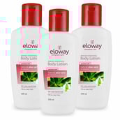 1 - Eloway Aloe Vera Moisturizing Body Lotion,  100 ml  for All Skin Types (Pack of 3) 