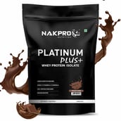 1 - Nakpro Platinum Plus+ Whey Protein Isolate,  2.2 lb  Chocolate 