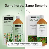 3 - Kapiva Skin Foods Acne Ease Juice,  Unflavoured  1 L 