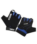 Cosco Power Print Silicone Gym Gloves, Black Medium