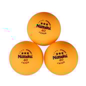 Nittaku 3 Star Table Tennis Balls, Yellow Pack Of 3