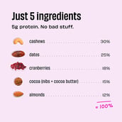 1 - The Whole Truth Vegan Energy Bars, 6 bar(s) Cocoa Cranberry Fudge