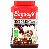 1 - Bagrrys Choco Delight Muesli with Almonds & Raisins, 1 kg Unflavoured