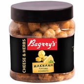 1 - Bagrrys Makhana Flavoured Foxnuts, Cheese & Herbs 100 g