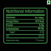 nutrition - Bagrrys Makhana Flavoured Foxnuts, Mint (Pudina) 100 g