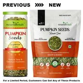 3 - NourishVitals Roasted Pumpkin Seeds, Natural 0.150 kg