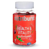 1 - Nutriburst Health & Vitality Multivitamins, 60 gummies Natural Mixed Berry