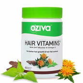 1 - Oziva Hair Vitamins, 60 veggie capsule(s) Unflavoured