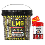 1 - Big Flex LMG(Light Machine Gun) Lean Mass Gainer,  6.6 lb  Kesar Badam + Pharmgrade Healthy Living Boron 60 Tabs Free 