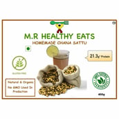 3 - M.R Healthy Eats Homemade Chana Sattu, Natural Pack of 2 400 g