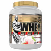 1 - Dexter Jackson Isolate and Hydrolyzed Whey Protein blend Whey Gold, 5 lb Fresh Strawberry