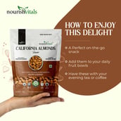 5 - NourishVitals California Almonds, Roasted 200 g