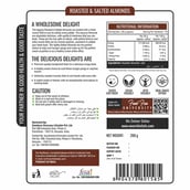 7 - NourishVitals California Almonds, Roasted & Salted 200 g