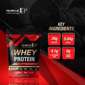 3 - MuscleXP 100% Whey Protein with Digestive Enzyme, 2.2 lb Double Chocolate Pack of 2