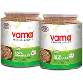1 - Vama Soya Granules, Enriched with Protein & Fibre Pack of 2 250 g